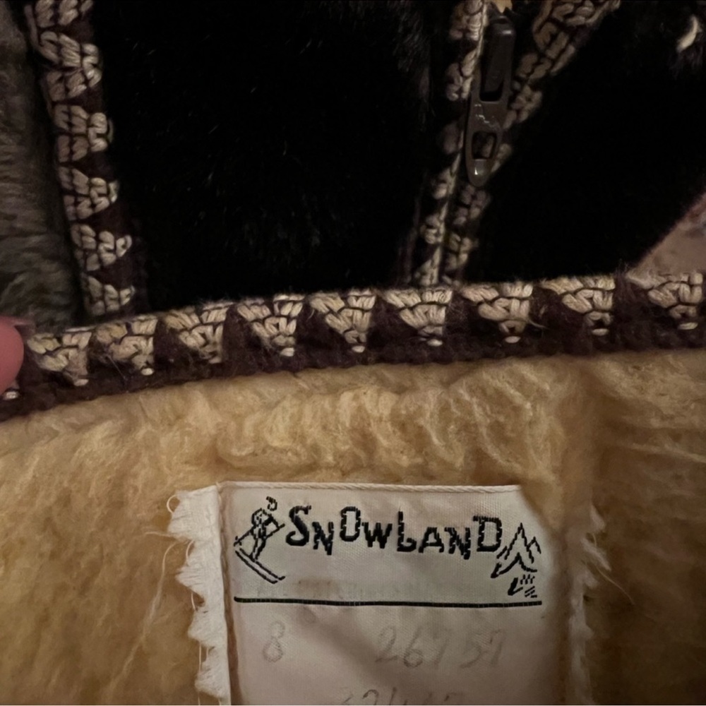 SNOWLAND Vintage 70's Sherpa Winter Boots in Faux Fur Size 8 -- VINTAGE QUEEN!!! - Picture 8 of 8